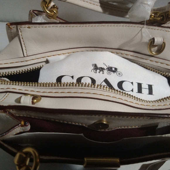 Coach signature logo dreamer 21 leather handbag - Picture 15 of 15